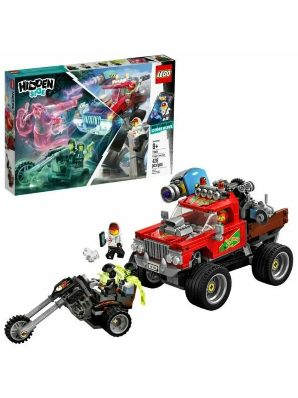 Lego Hidden Side El Fuegos Stunt Truck Building Toy 428 Pieces 70421